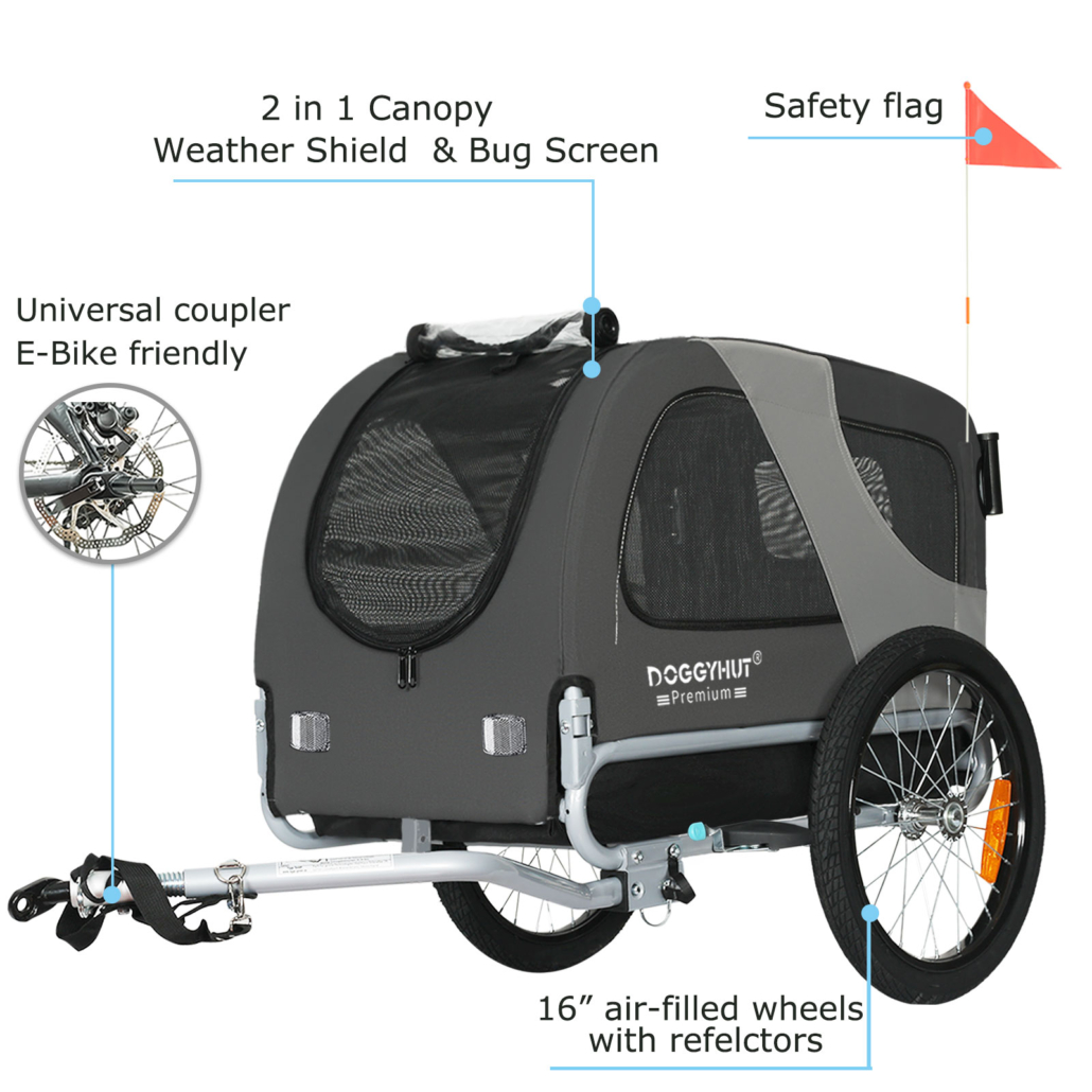 DoggyRide Mini Trailer Hondenfietskar Dierenbenodigheden Online